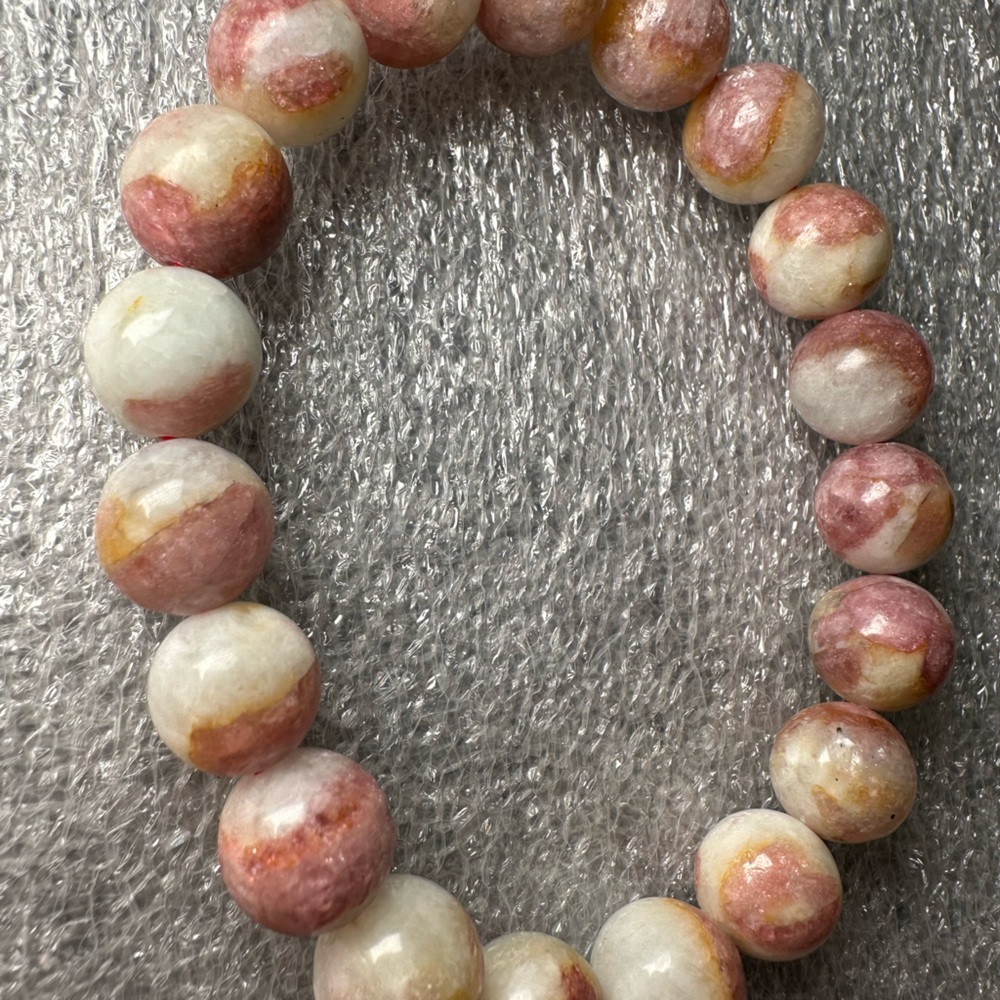 Beautiful 10MM Unicorn Tourmaline Natural Crystal Bracelet